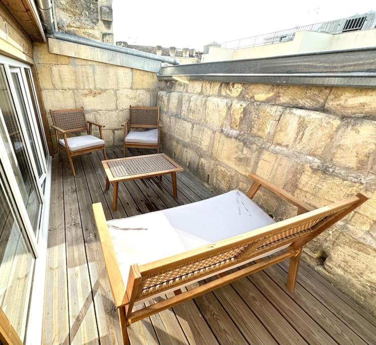 リブルヌ5- Hypercentre - 4Pers - Clim - Terrasse - Netflixアパートメント エクステリア 写真